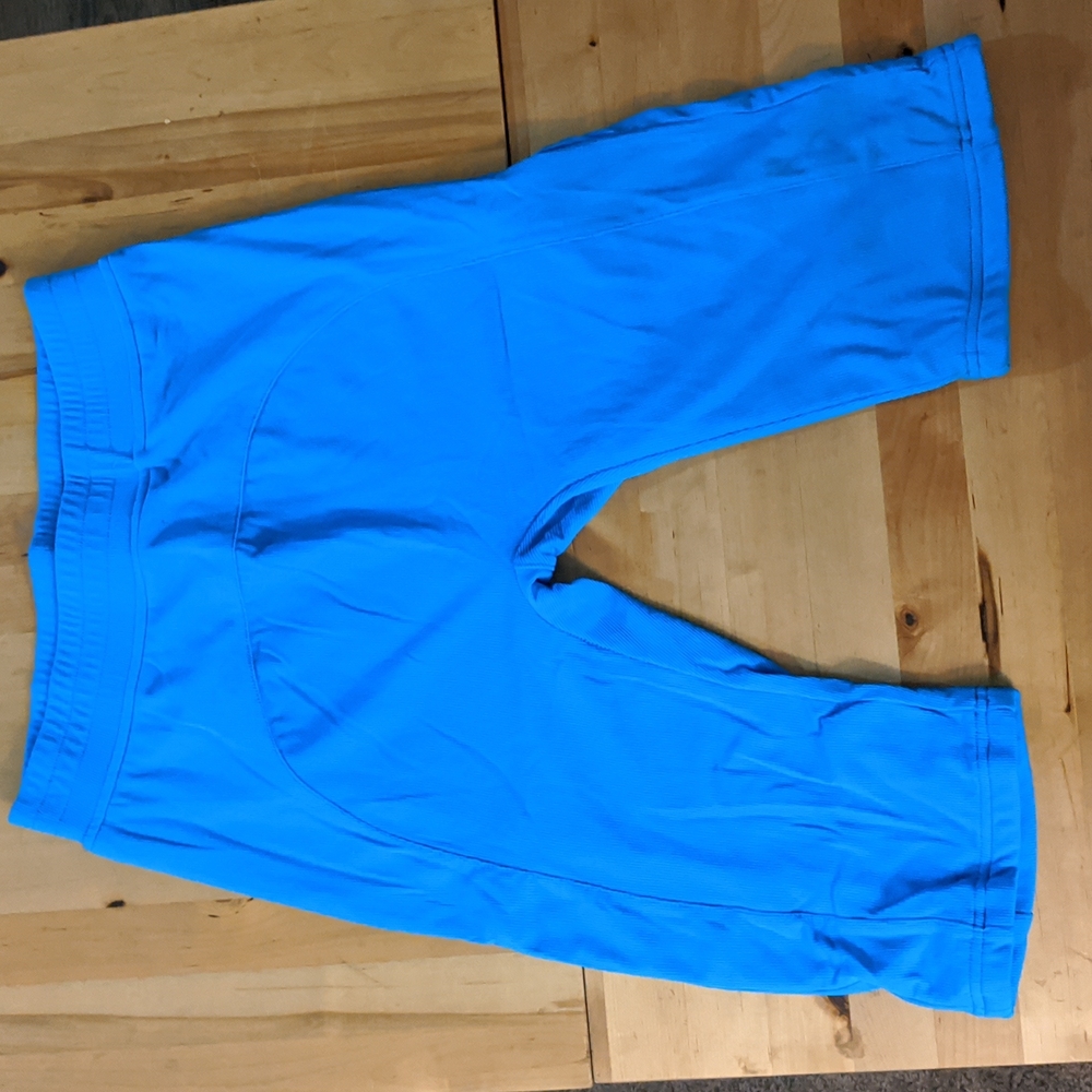 Blue bike shorts